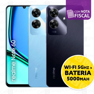Celular Realme Note 60 Dual Sim 6.74" 4GB + 128GB 1 Ano Garantia (CAPINHA E PELICULA DE CORTESIA)