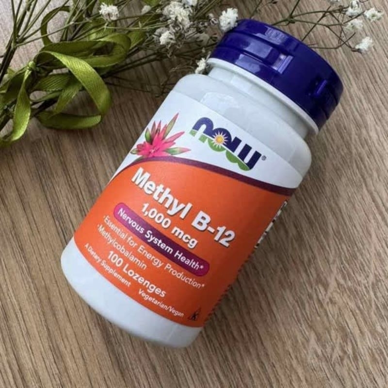 Vitamina Metil B-12, Metilcobalamina, 1.000 mcg, 100 Pastilhas ...