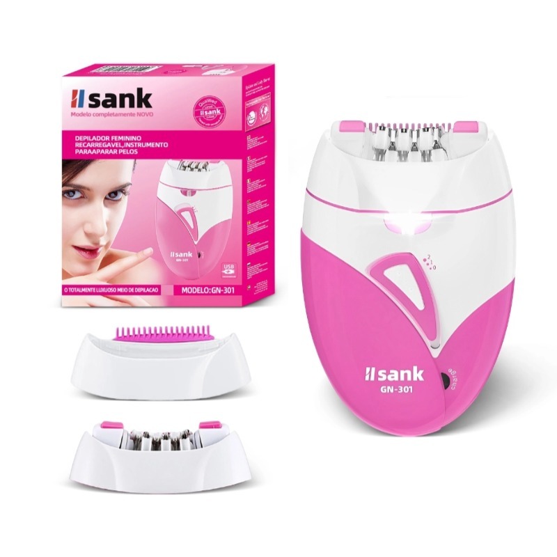 Depilador Feminino Recarregável Máquina Depilação Elétrico Remoção De ...