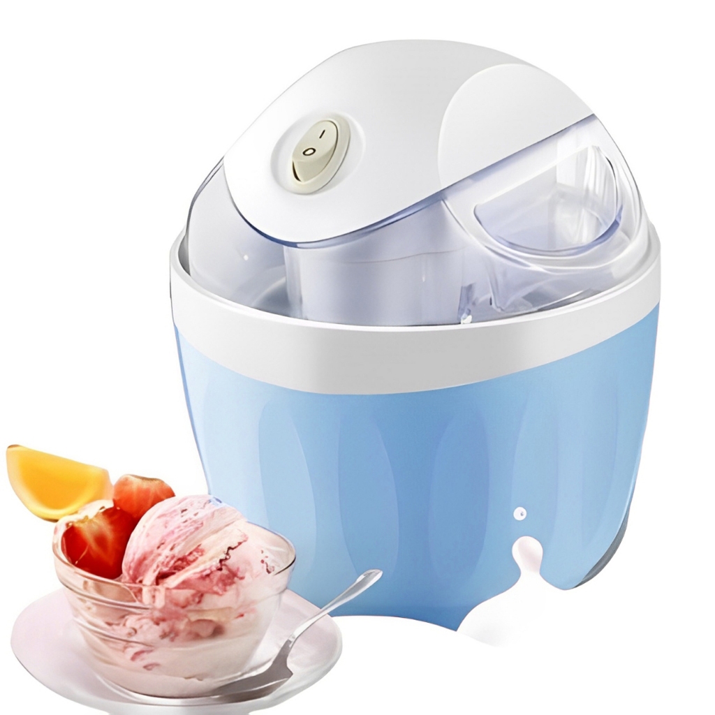 Mini Máquina de Sorvete Batedora Misturadora Iogurte Sobremesa 110v ...