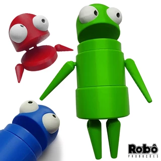 REPO Robo - boneco chaveiro Articulado - Jogo R.E.P.O. Robot e Semibot Colecionável Game Geek Viral Steam Tiktok 3D
