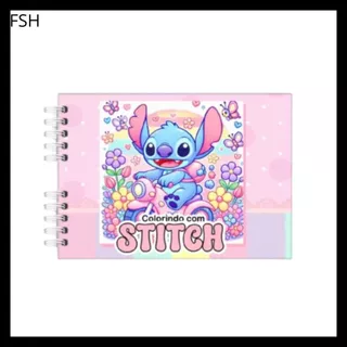 Livro de Colorir Bobbie Goods e Stitch Caderno de Desenho Pintura - FSH LOJA em Oferta na Shopee