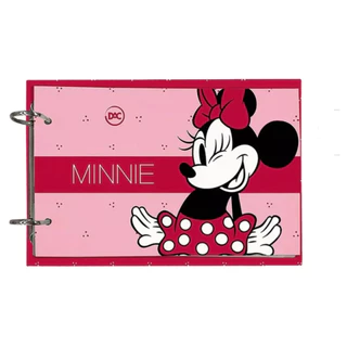 Mini Caderno Argolado 80 Folhas Minnie Fichas 23x15,5.