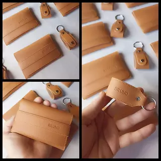 KIT Lembrança para Padrinhos ( Carteira e Chaveiro) Personalizados