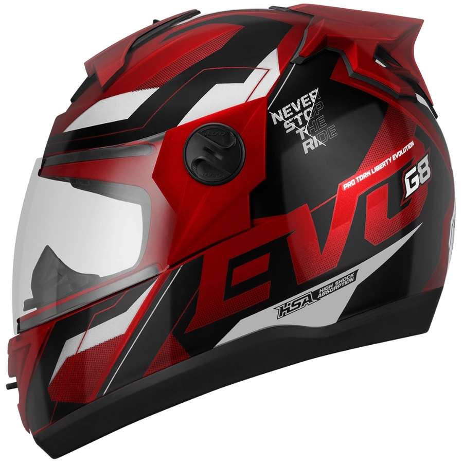 Capacete Fechado Pro Tork Evolution G8 EVO com Viseira