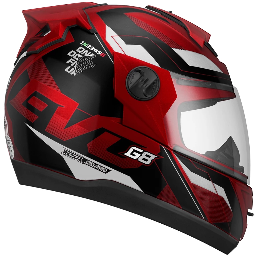 Capacete Fechado Pro Tork Evolution G8 EVO com Viseira - foto 5