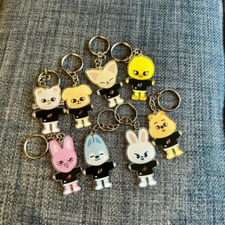 Chaveiro Cartoon Skzoo Stray Kids de Acrílico Todos os Personagens Pingente para Mochila ou Chave em Oferta na Shopee