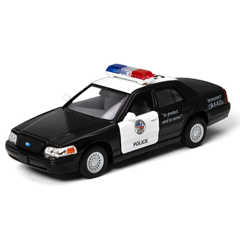 ミニカー Ford CROWN VICTORIA POLICE CAR Miniatura - 1:64 - 2001 Ford Crown Victoria Police Interceptor