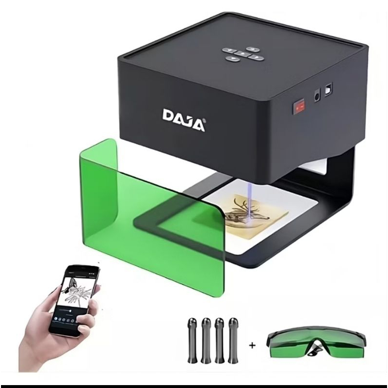 Daja Mini Gravadora A Laser 3000mw Bluetooth TelefoneApp Pc
