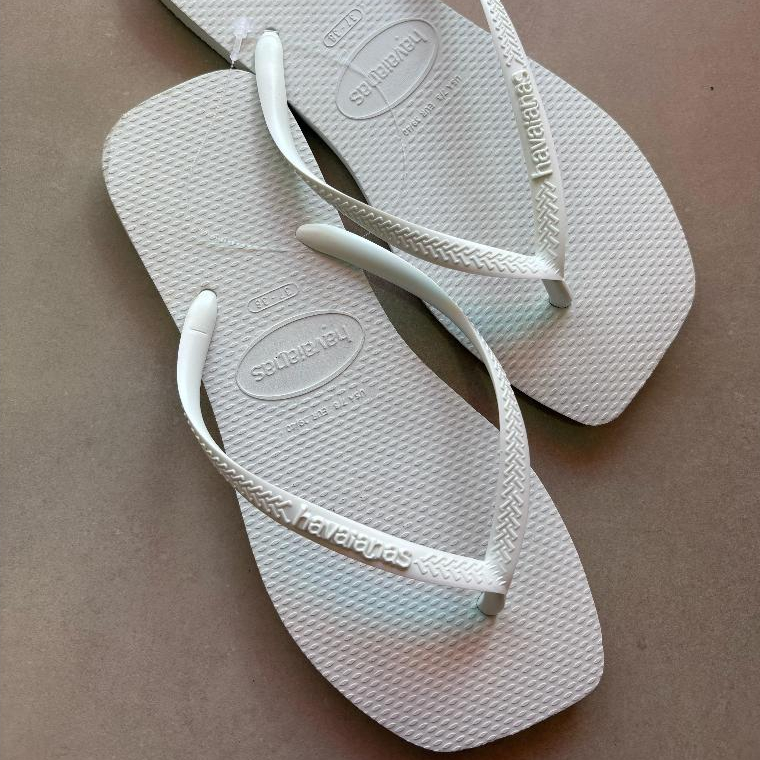Havaianas Square Branca Original - Quadradinha | Shopee Brasil