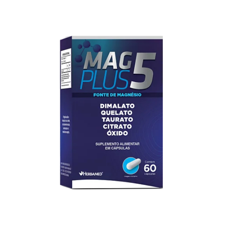 Suplemento Alimentar Mag 5 Plus Com 60 C psulas Shopee Brasil