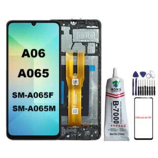 Tela Display Frontal para Galaxy A06 A065 Original com aro e sem aro A Pronto Entrega
