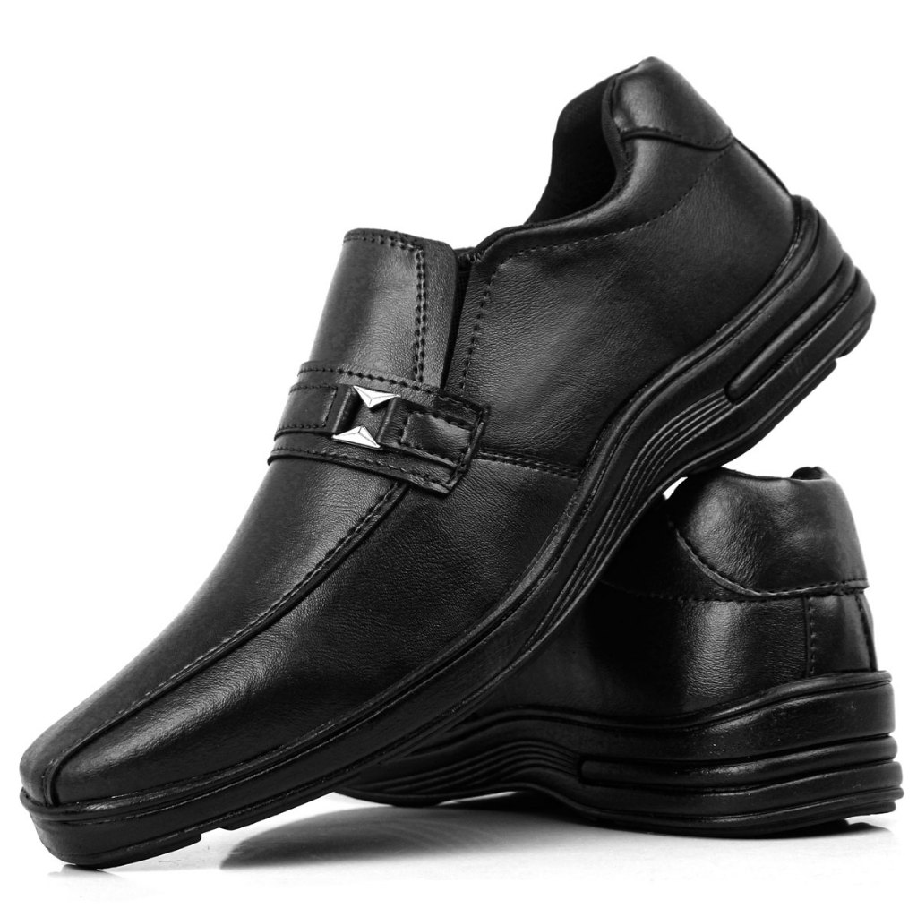 Sapato Confort Masculino Linha Conforto Antiestresse Anatômico Preço de ...