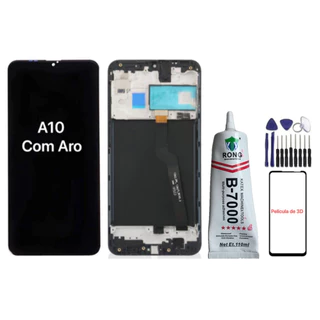 Frontal Touch Lcd Display Tela Compatível Galaxy A10 A105 SM-A105F Sem Aro / Com Aro A Pronto Entrega