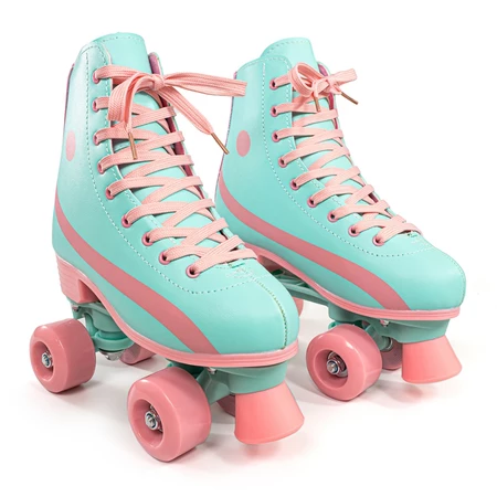 Patins infantil feminino 4 rodas roller profissional Luna 