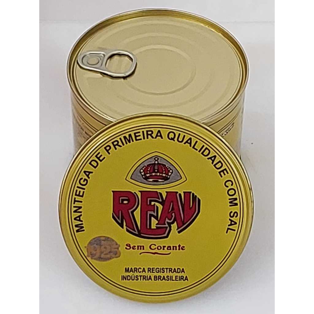 MANTEIGA MINEIRA REAL COM SAL ,SEM CORANTE E SEM CONSERVANTE LATA COM ...