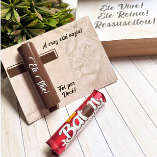 Lembrancinha de pascoa/Cartão personalizado pascoa/Pascoa Cristã/Lembrancinha de pascoa para igreja/Lembrancinha igreja em Oferta na Shopee