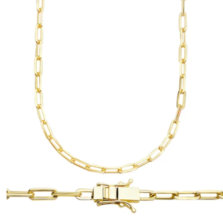 Corrente Masculina Grossa de Ouro 18k Cordão Elegante Banhado a Ouro 60cm e 70cm Varios em Oferta na Shopee