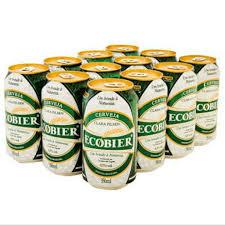 Cerveja ECOBIER , pilsen, pack com 6 latas de 350ml. | Shopee Brasil