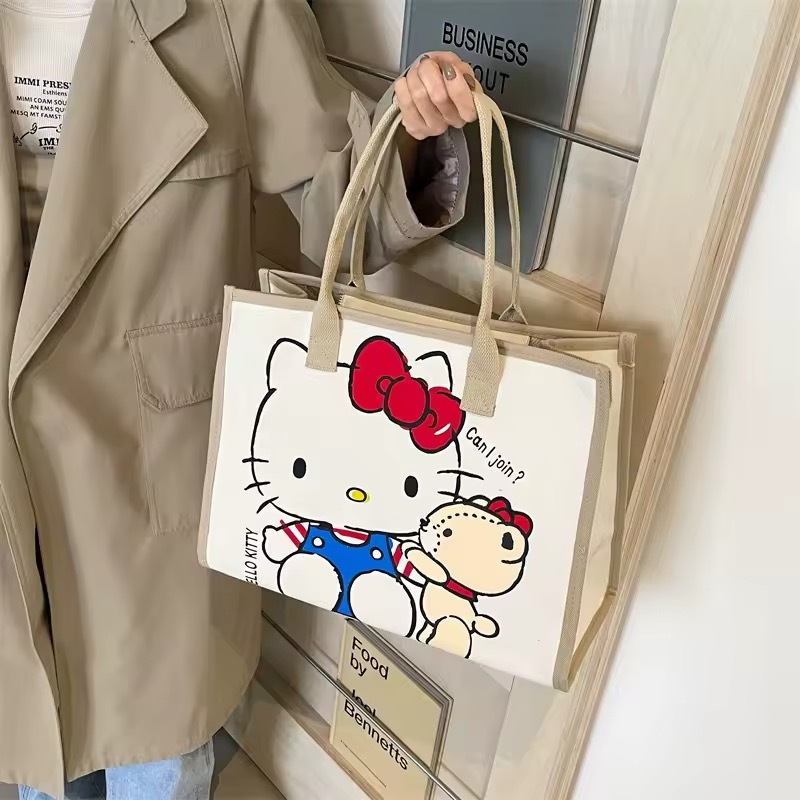 BORSA SANRIO HELLO Kitty 50th Anniversary Angel in pelle sintetica rosa a 2... EUR 150,23