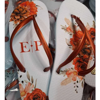 KIT CHINELO PERSONALIZADO CASAMENTO (10 Pares)
