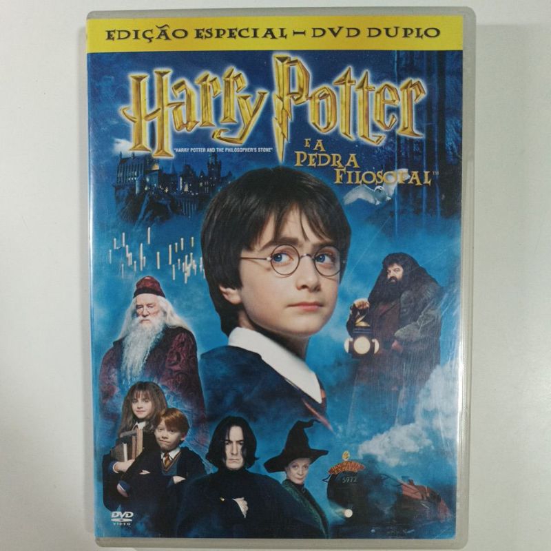 Dvd Harry Potter e a Pedra Filosofal - Duplo | Shopee Brasil