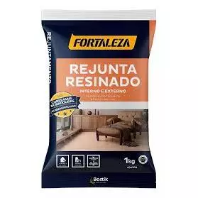 Rejunte Resinado Fortaleza Cinza 5kg Interno e Externo Bostik