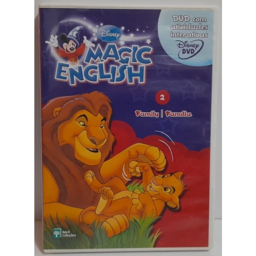DVD Original Educativo Magic English - Vol 2 - Family - Disney