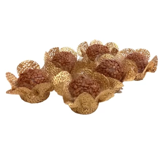 25 Forminhas Flor Única Tela Escócia para casamento ou aniversário