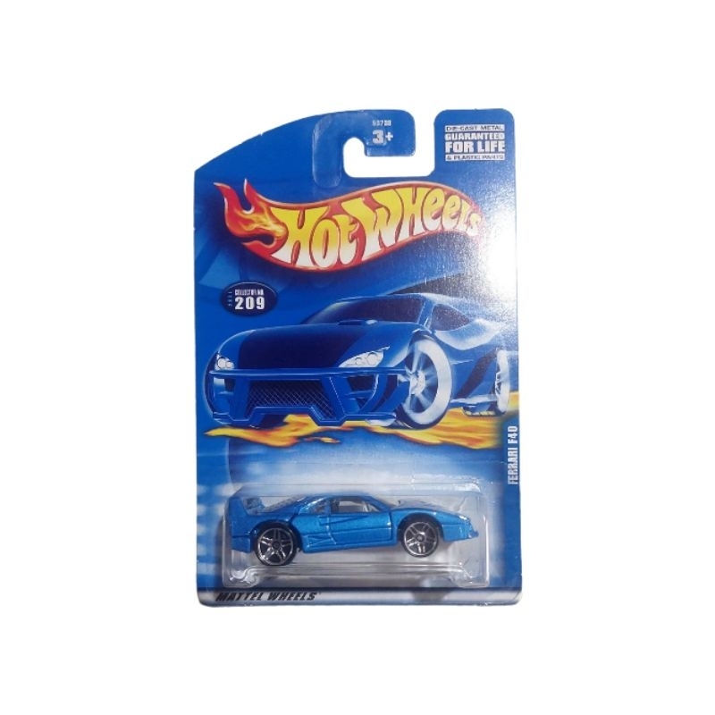 Hot Wheels Ferrari F40 Azul