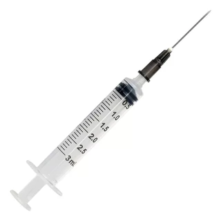 Kit 100 Seringa 3ml com 100 agulhas 25x0,7 22G - SR