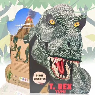 Livro Infantil Gigante Dinos Dinossauros Curiosidades T-Rex Edição Colecionável Premium em Oferta na Shopee