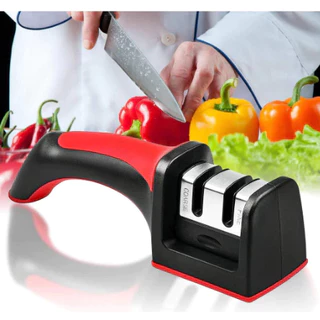 Afiador De Faca Amolador De Fases 3 Profissional - Q9 em Oferta na Shopee