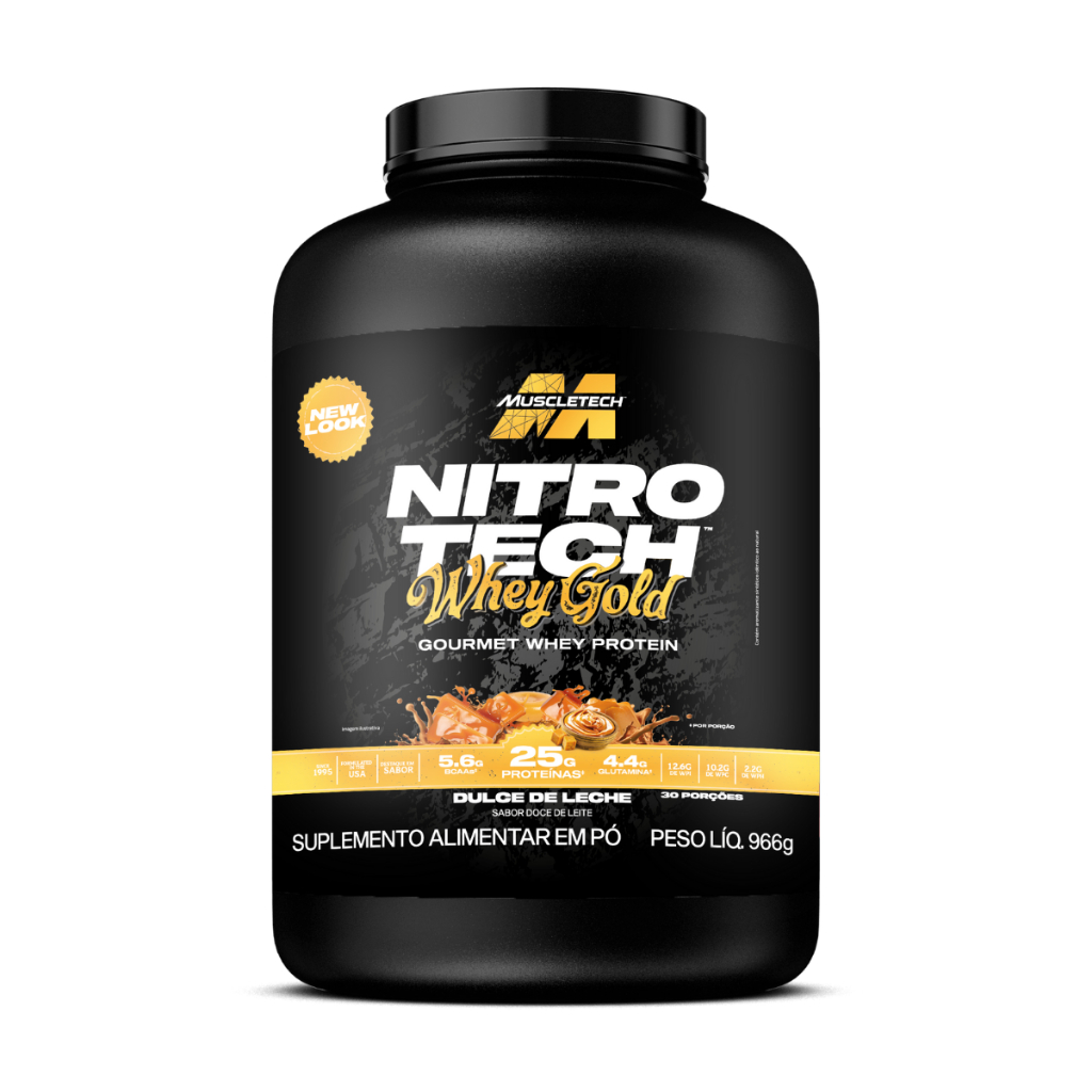 Whey Protein Muscle Tech Nitro Tech Whey Gold 2Lb sabores | Shopee Brasil