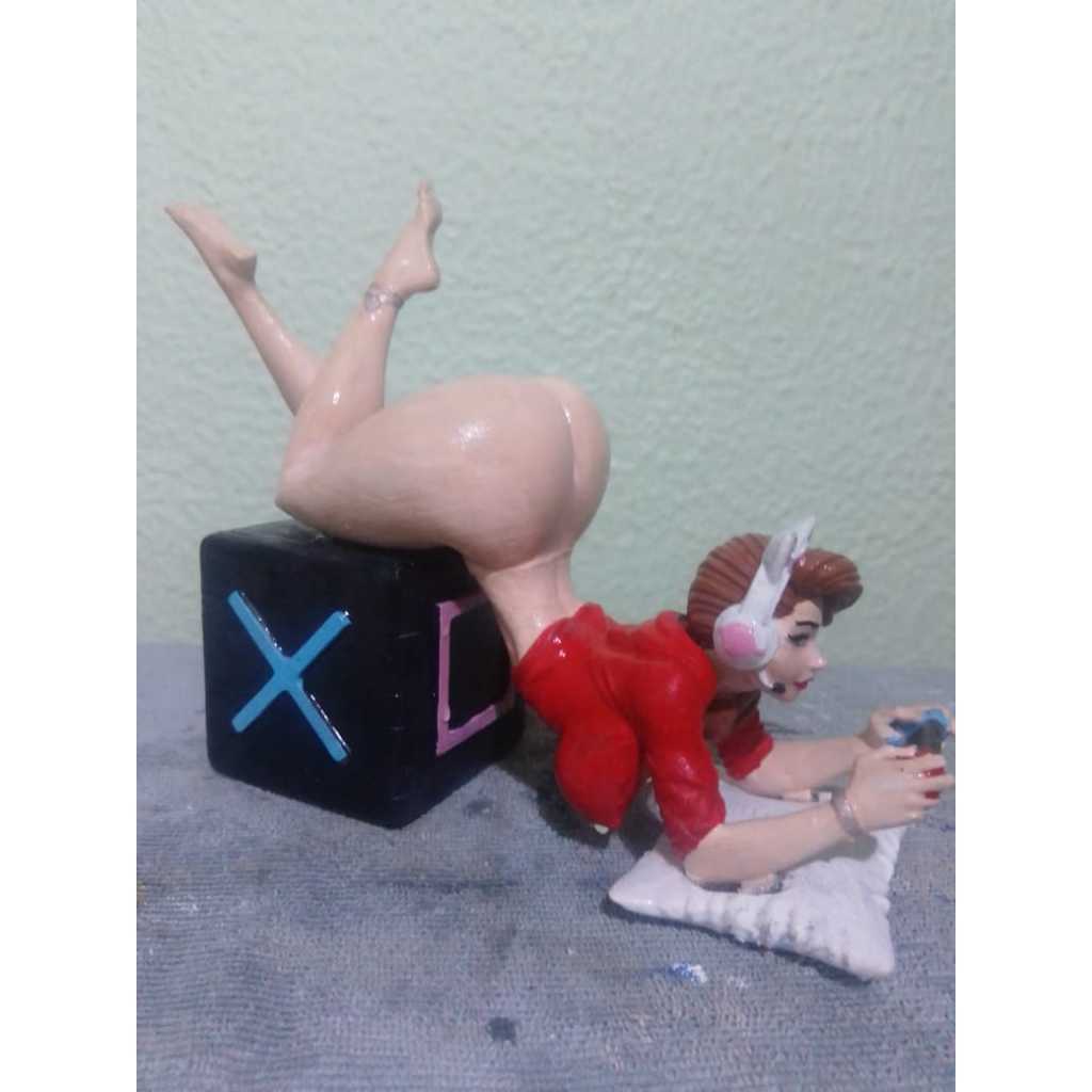 Gamer Girl Travesti Impressora 3D