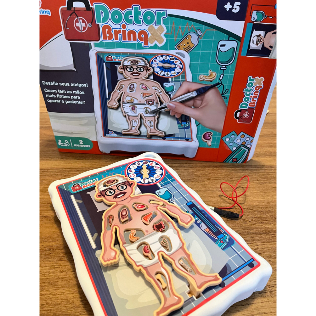 Imagem do produto Jogo Doctor Brinquedo Polibrinq Operação Cirurgia ...