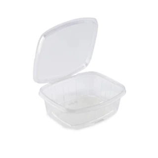 Pote Com Lacre Retangular Embalagem F981 com Lacre PET 710ML - 100 Unidades