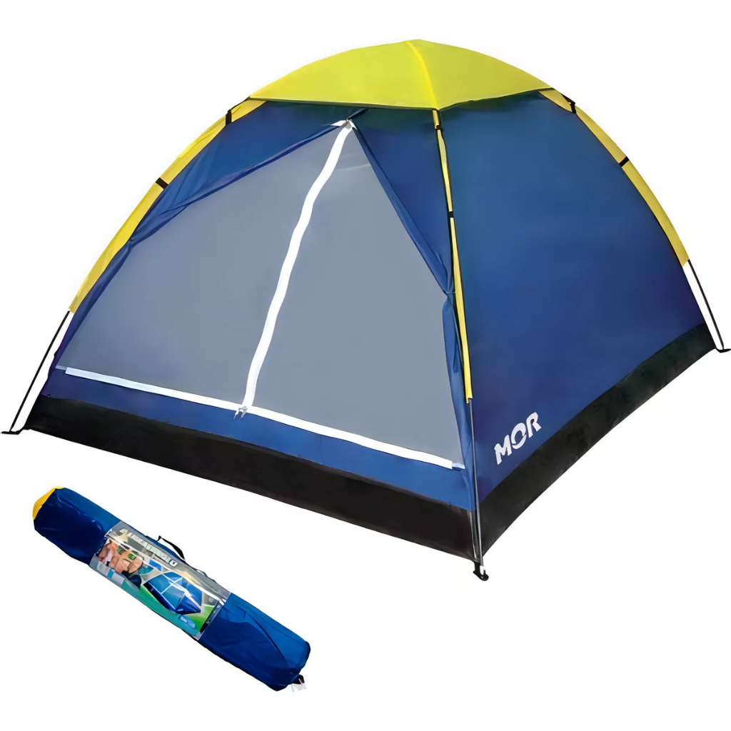 Barraca Camping Iglu para 3 Pessoas Azul – Mor