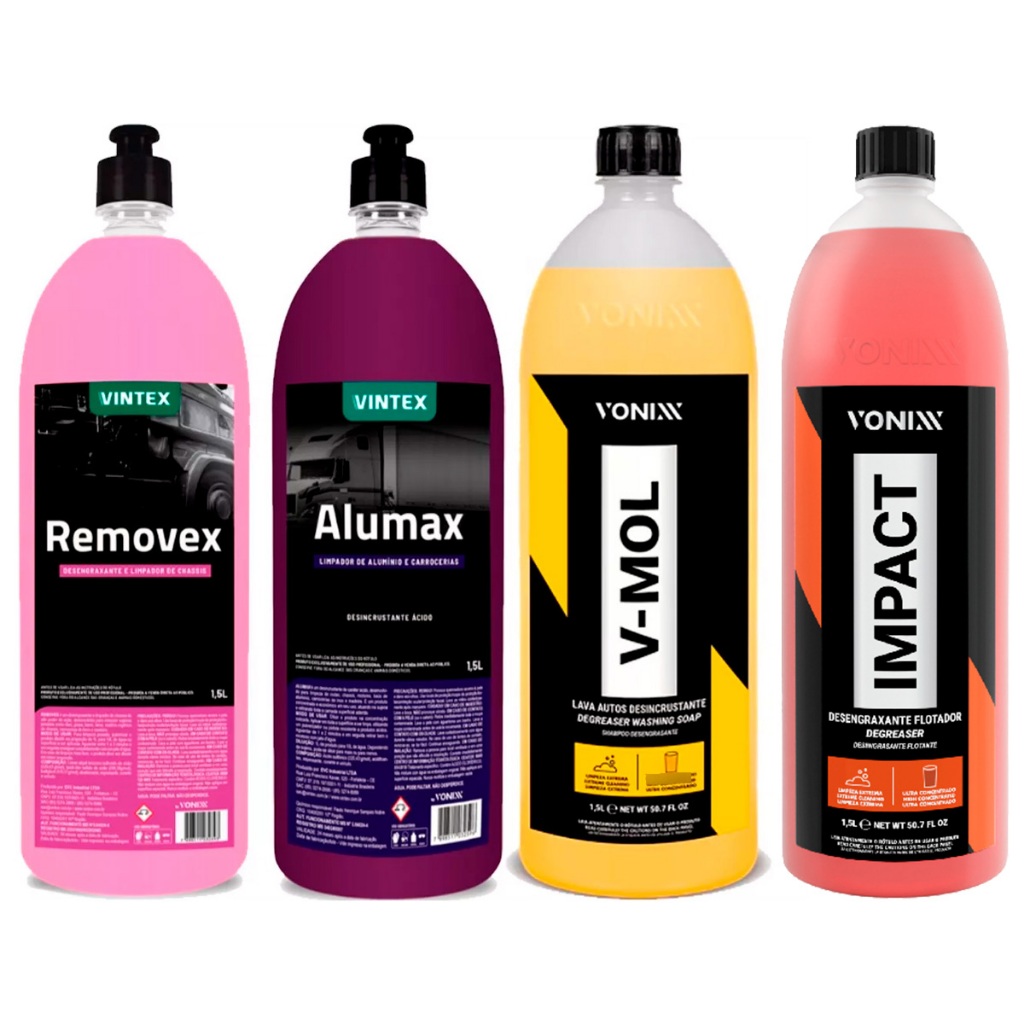 V-mol Alumax Limpa Alumínio Removex Chassi Impact Vonixx | Shopee