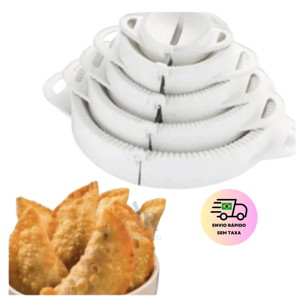 Kit Forma Modelador Pastel Risole Massas 5 Tamanhos