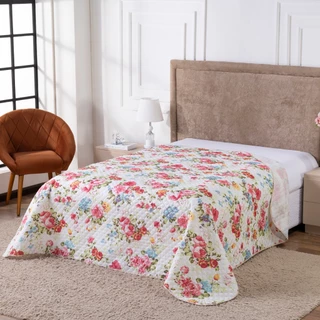 Cobre Leito Casal Padrão Estampado ou Liso  Matelado  1 Peça OU 3 Peças Decoração em Oferta na Shopee