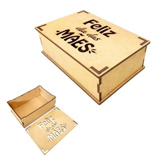 Kit 12 caixa presente lembrancinha 10x15 mdf cru dia das mães caixinha mdf 15x10 feliz dia das mães em Oferta na Shopee