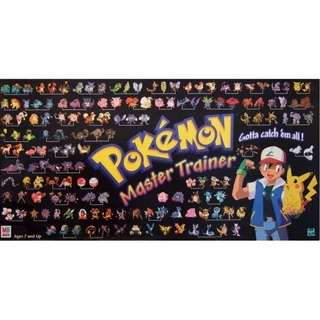 Pokemon Master Trainer - Jogo de Tabuleiro em M.D.F Adesivado.