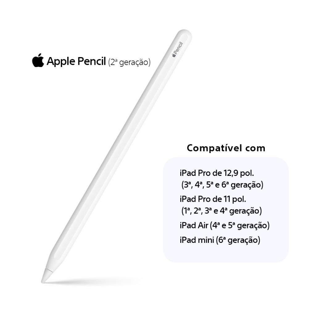 Caneta Apple Pencil Pro USB-C 1ª e 2 ª Geração Novo Lacrado