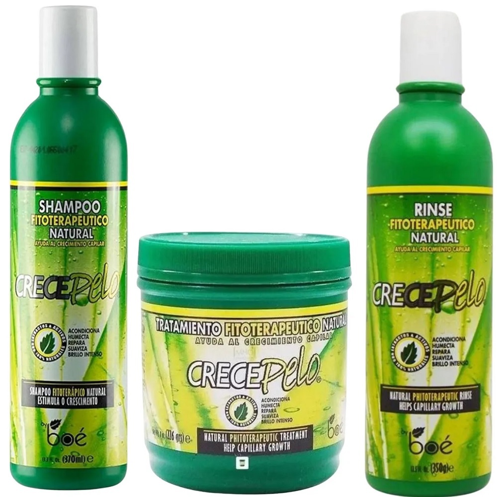Kit Boé CrescePelo (3 produtos) | Shopee Brasil