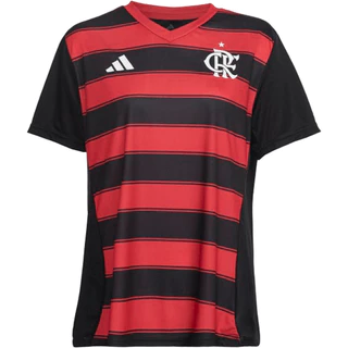 Manto Flamengo Feminina Jogo 1 Fan Adidas 2025
