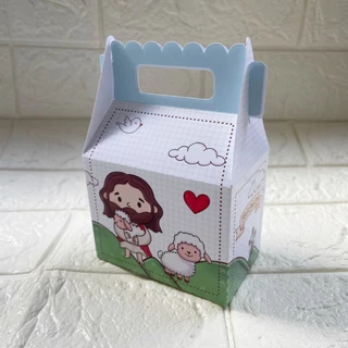 KIT CAIXA PÁSCOA CRISTÃ – LEMBRANCINHA PÁSCOA - PEGUE E MONTE em Oferta na Shopee