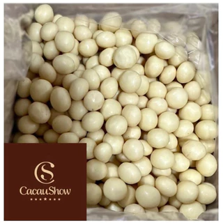 Drageado Bytes Chocolate Branco Crocante Cacau Show  - GRANEL - Drágeas de chocolate branco 250g em Oferta na Shopee