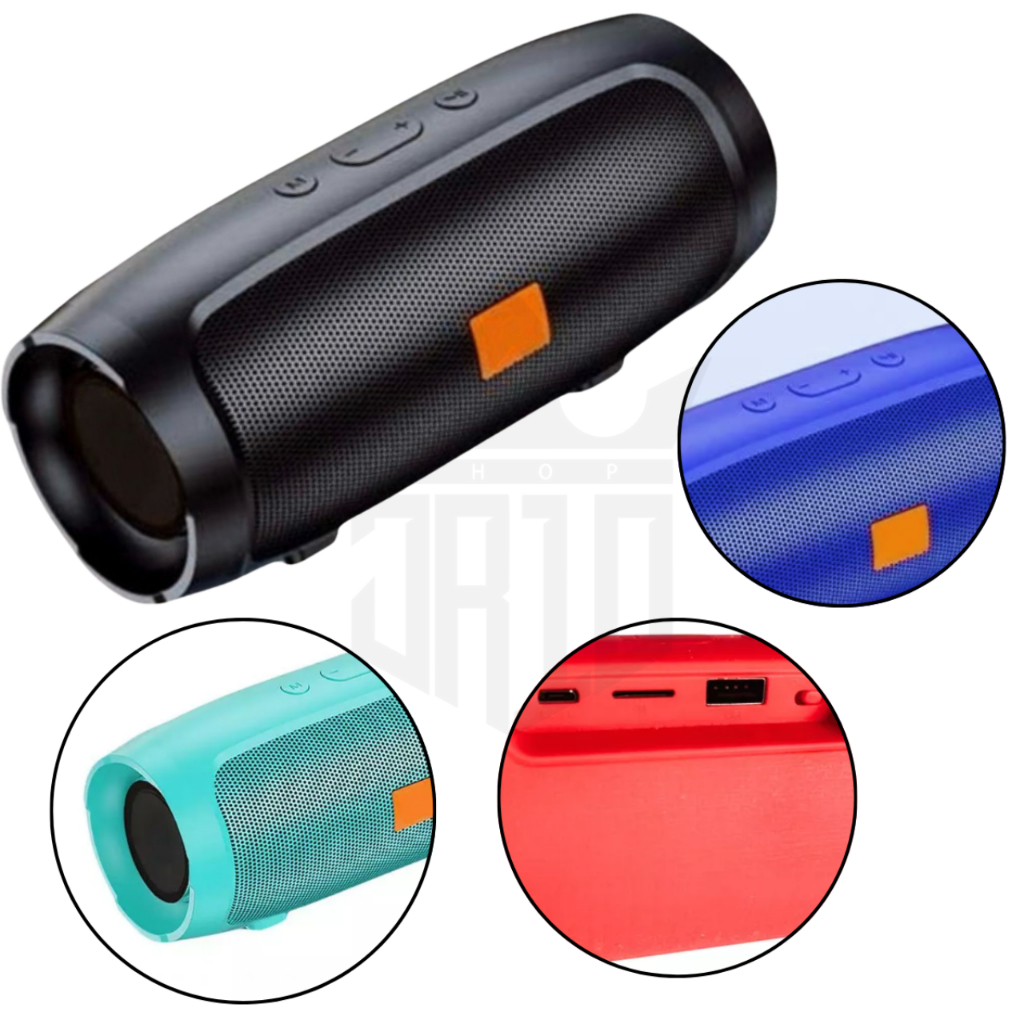 Caixinha Caixa De Som Bluetooth Pendrive FM SD Portátil Charge Mini 3 Blootooth Mine Original Pequena Média-C8