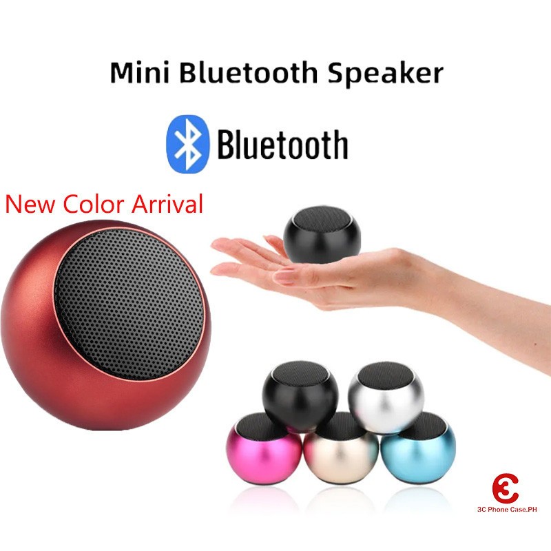 Caixa de Som Bluetooth M3 TWS 3W À Prova D'Água Bateria Longa Som Potente Portátil para Festas